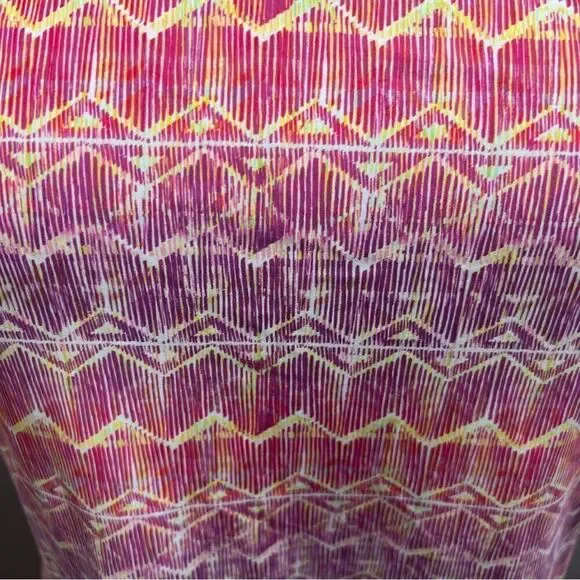 Nuu Muu Pink Purple Graphic Print Back Pocket Athleisure Dress -- 16 - Picture 6 of 14